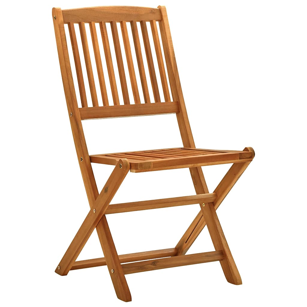 Ensemble de salle à manger de jardin 5 pcs bois d'acacia solide