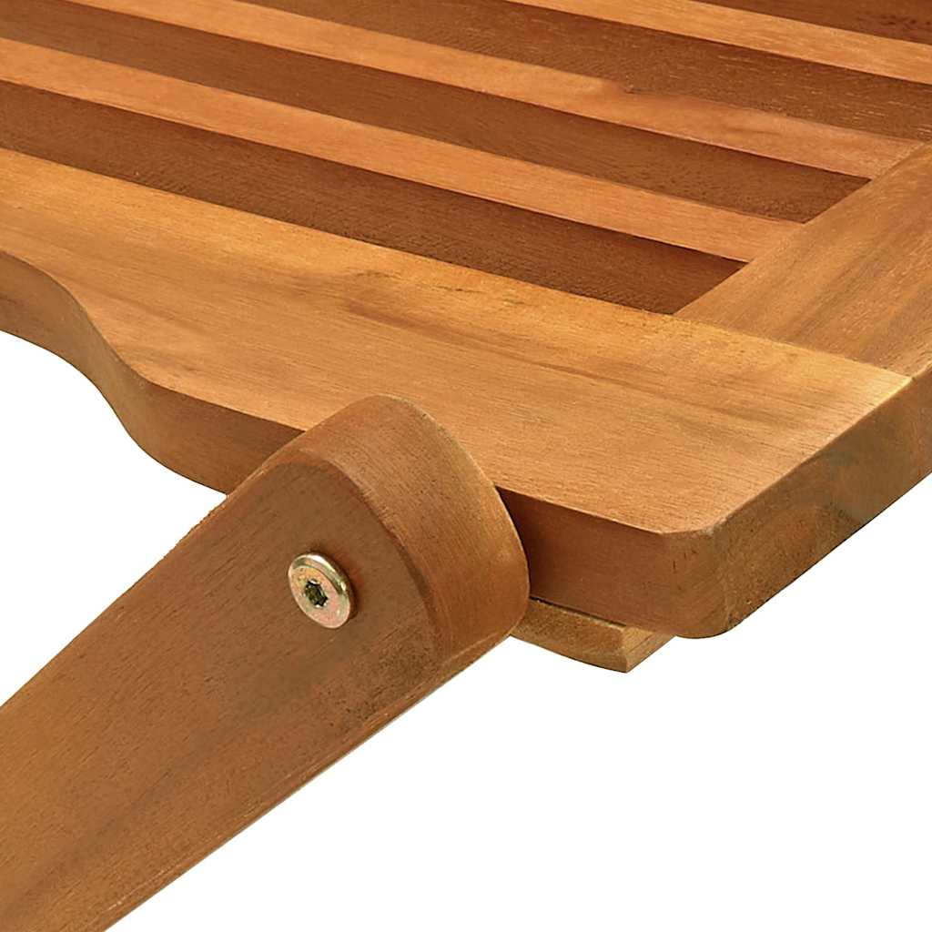 Ensemble de salle à manger de jardin 5 pcs bois d'acacia solide