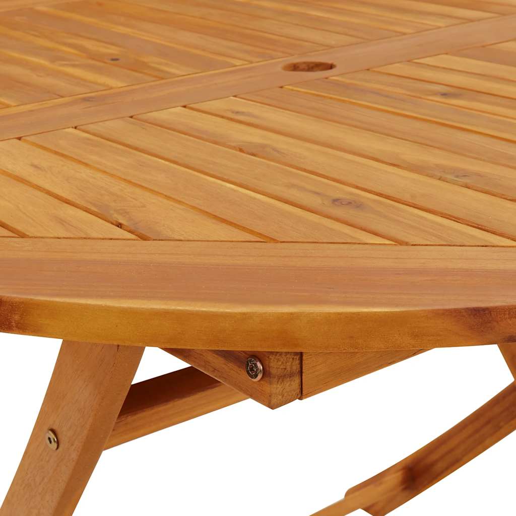 Ensemble de salle à manger de jardin 5 pcs bois d'acacia solide
