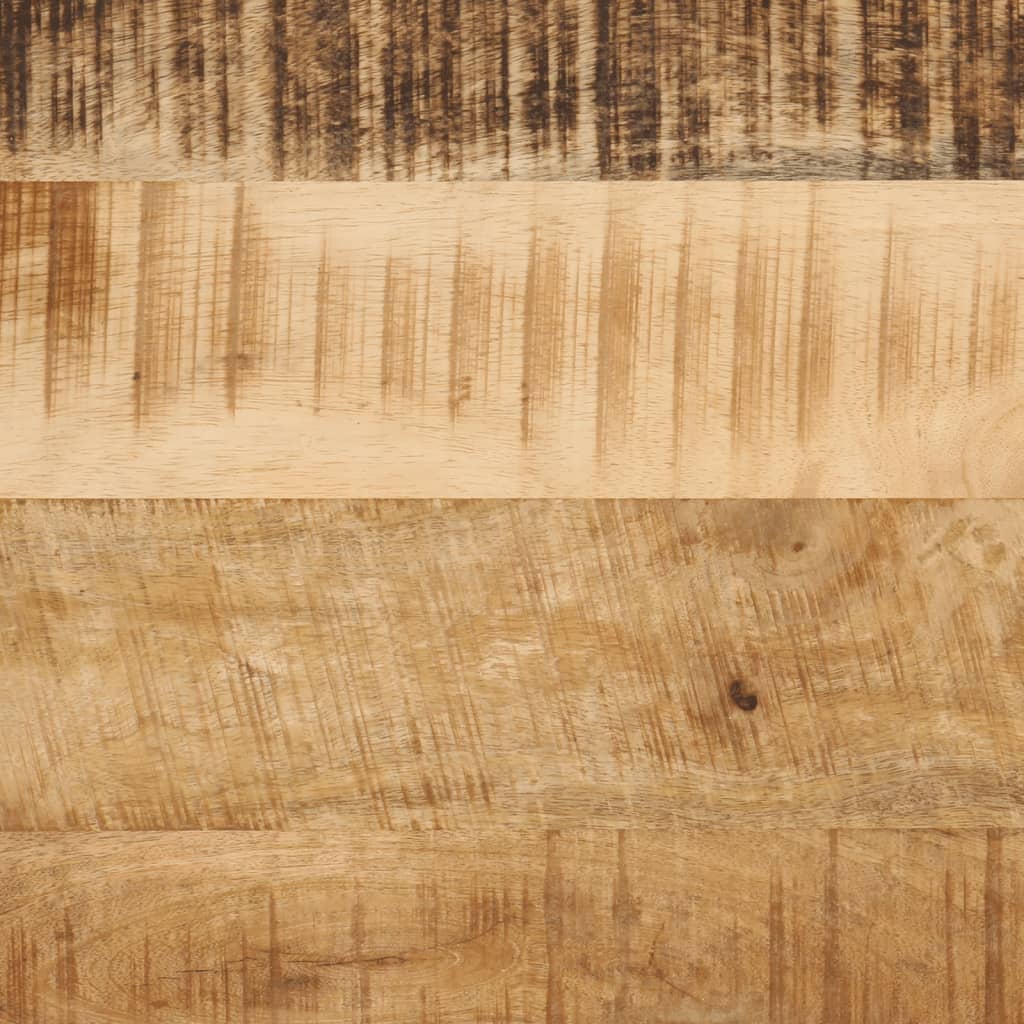 Tables basses gigognes 3 pcs bois massif de manguier et fer - XIOS