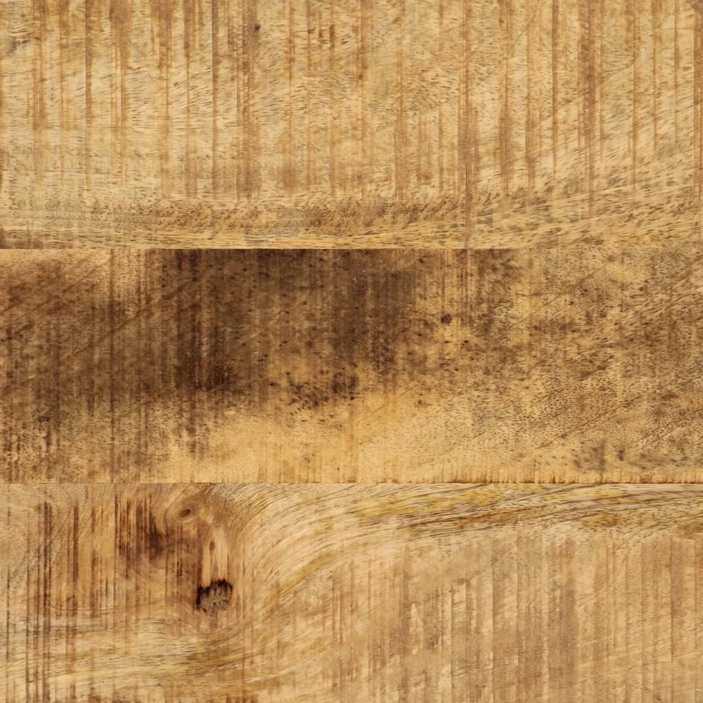 Table console 100x35x76 cm bois massif de manguier et fer - XIOS