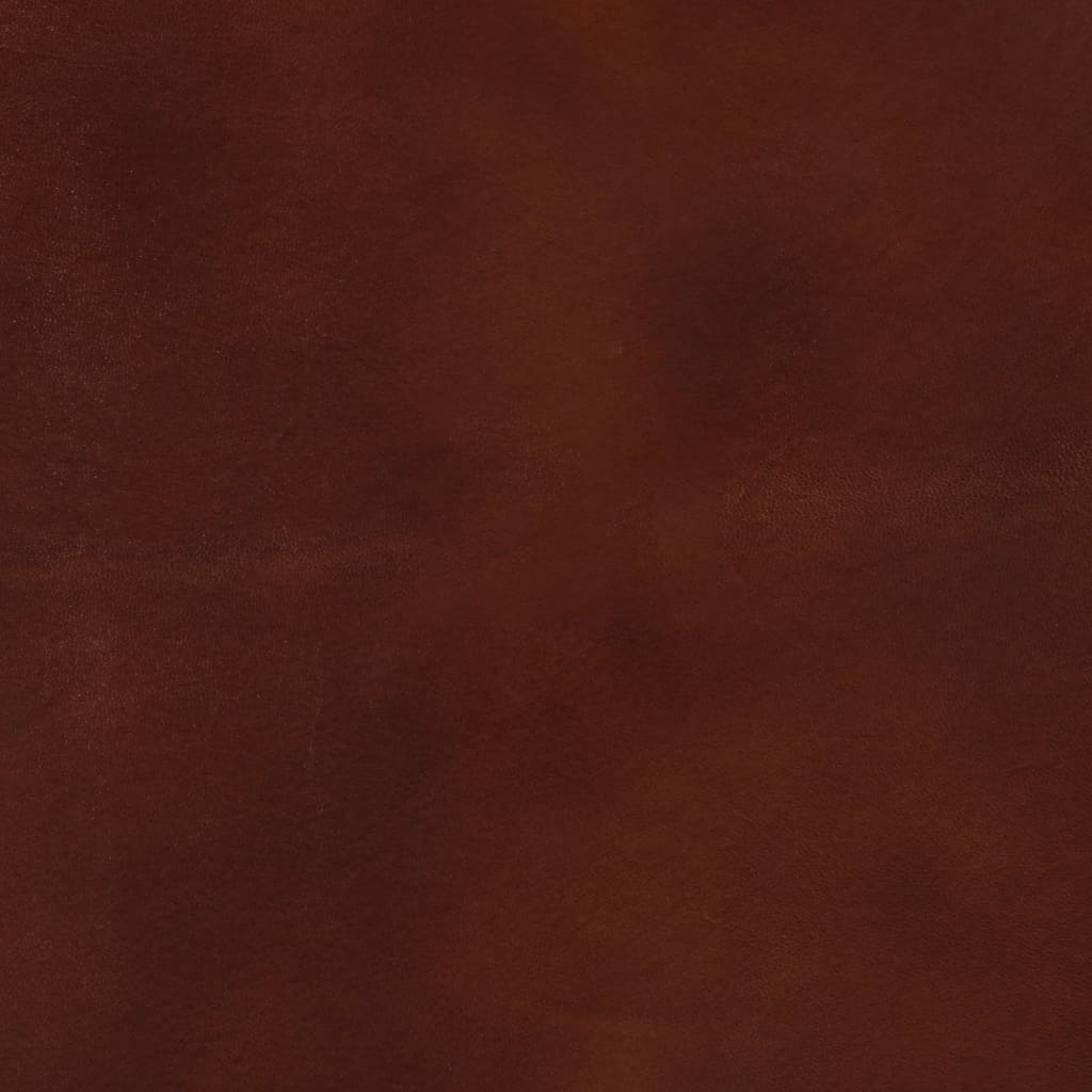Chaise cabriolet marron cuir véritable