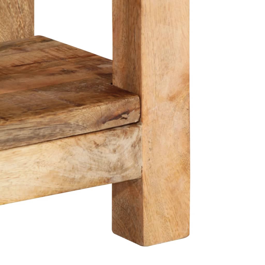 Table d'appoint 40x30x40 cm bois massif de manguier brut - XIOS