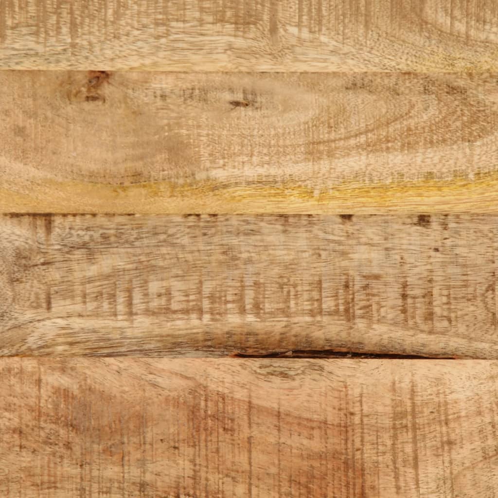 Table de chevet 40x30x52,5 cm bois de manguier massif brut - XIOS