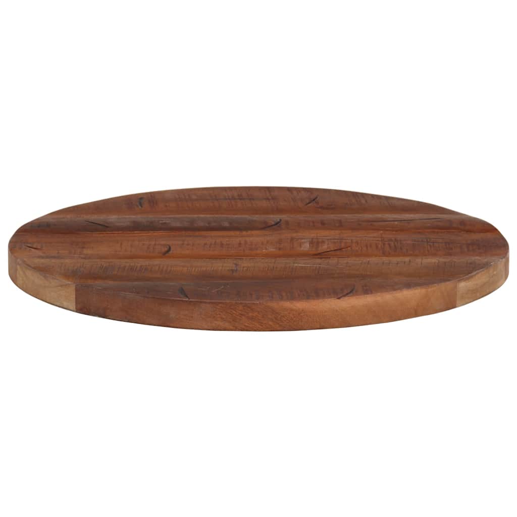 Dessus de table Ø 40x2,5 cm rond bois massif de récupération - XIOS