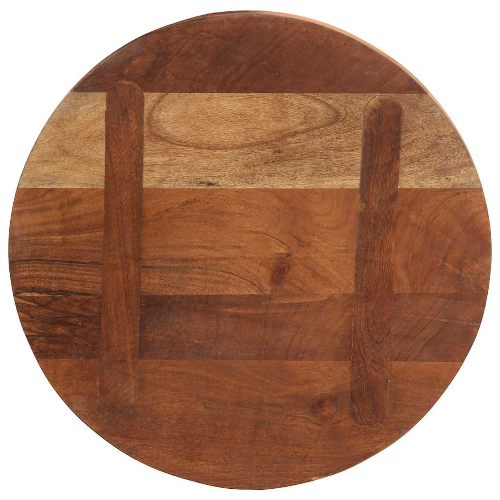 Dessus de table Ø 40x2,5 cm rond bois massif de récupération - XIOS