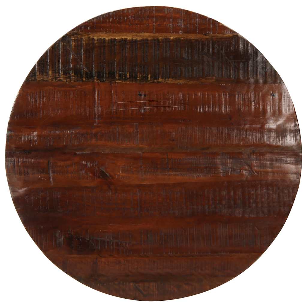 Dessus de table Ø 90x3,8 cm rond bois massif de récupération - XIOS