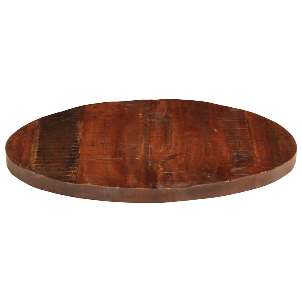 Dessus de table Ø 90x3,8 cm rond bois massif de récupération - XIOS