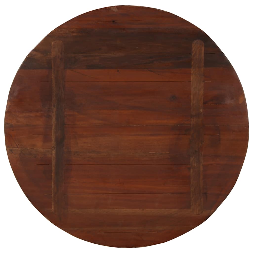 Dessus de table Ø 90x3,8 cm rond bois massif de récupération - XIOS