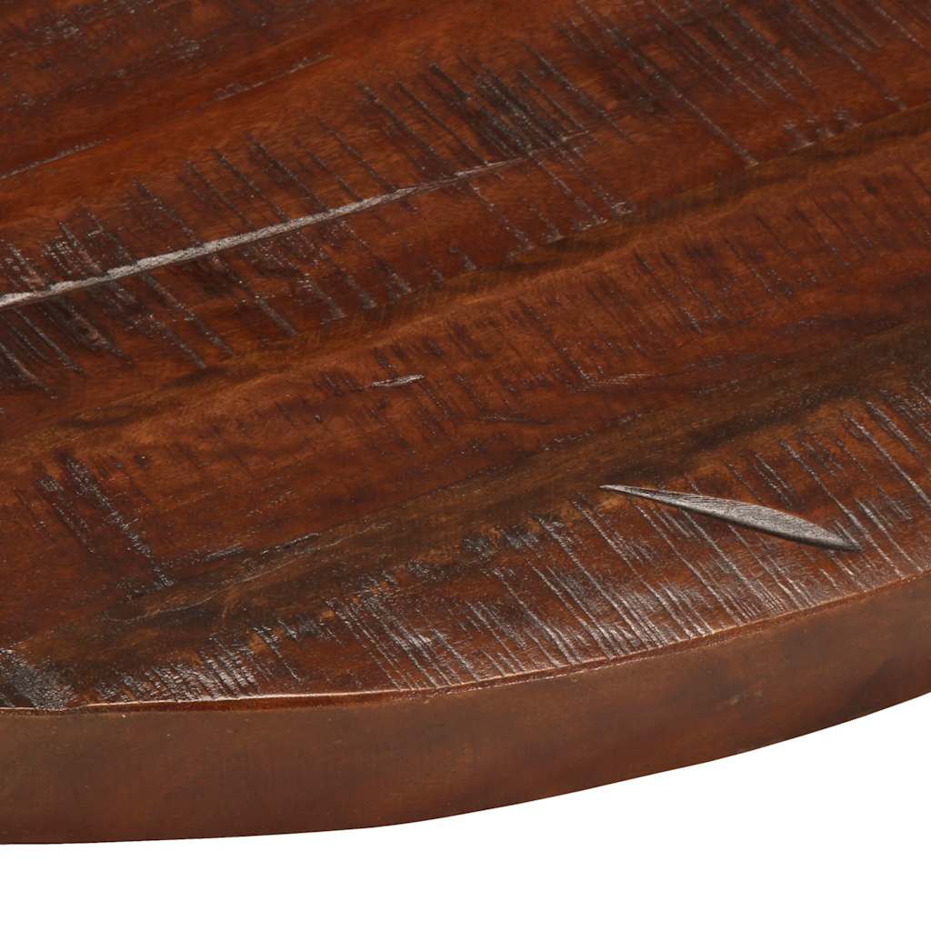 Dessus de table Ø 90x3,8 cm rond bois massif de récupération - XIOS
