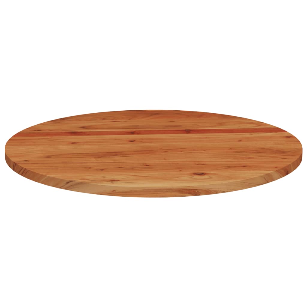 Dessus de table Ø70x3,8 cm rond bois massif d'acacia - XIOS