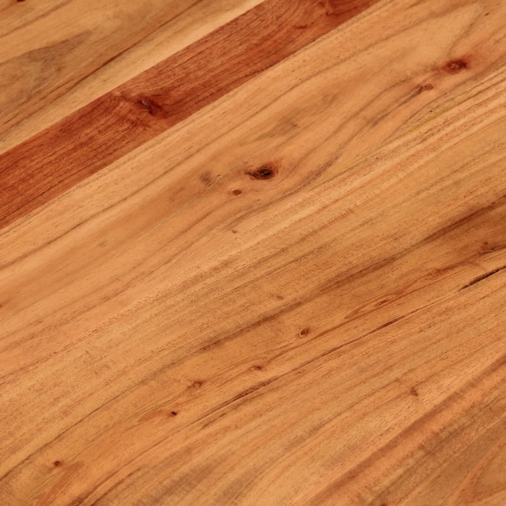 Dessus de table Ø90x2,5 cm rond bois massif d'acacia - XIOS