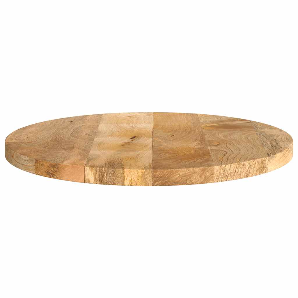 Dessus de table Ø 40x2,5 cm rond bois de manguier massif