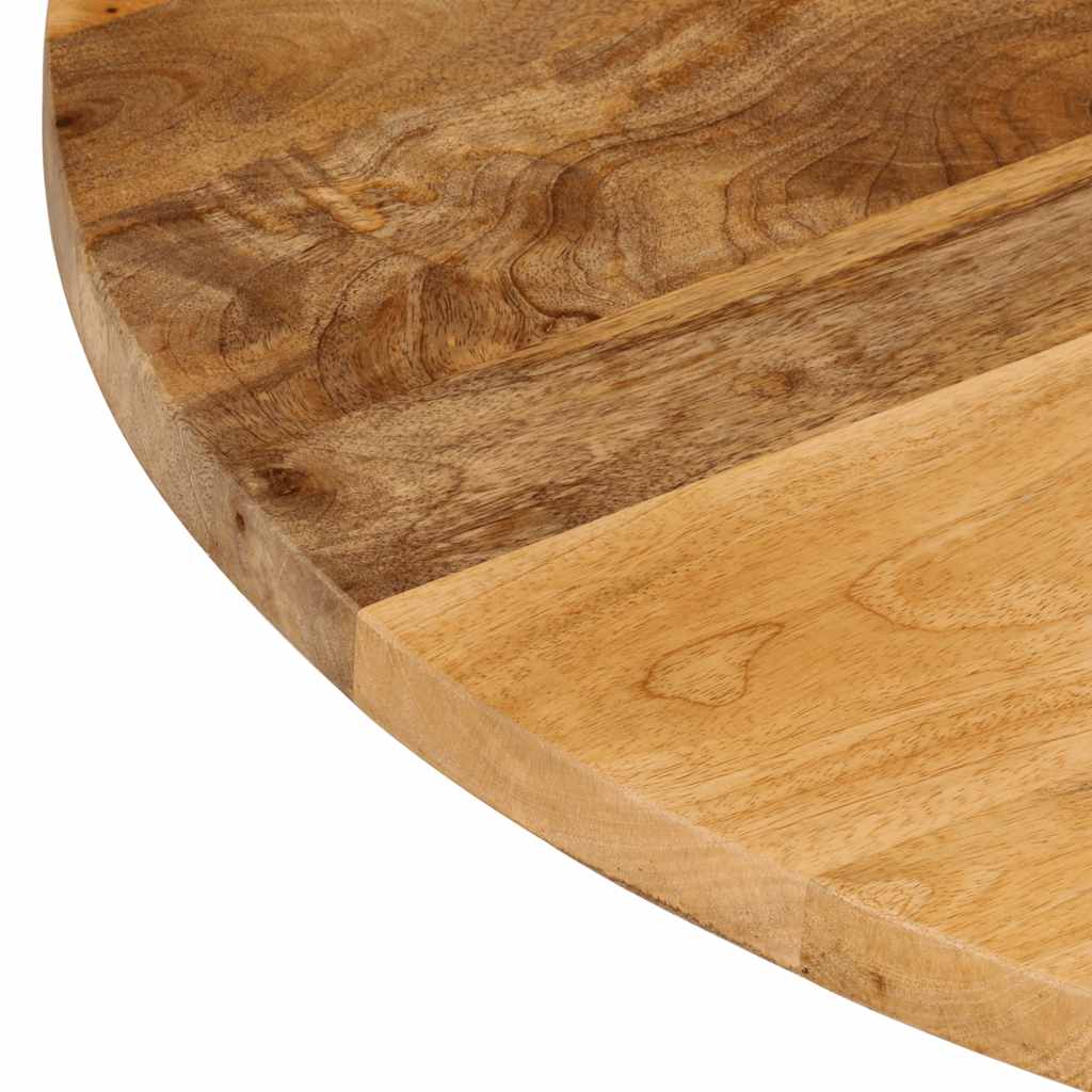 Dessus de table Ø 40x2,5 cm rond bois de manguier massif