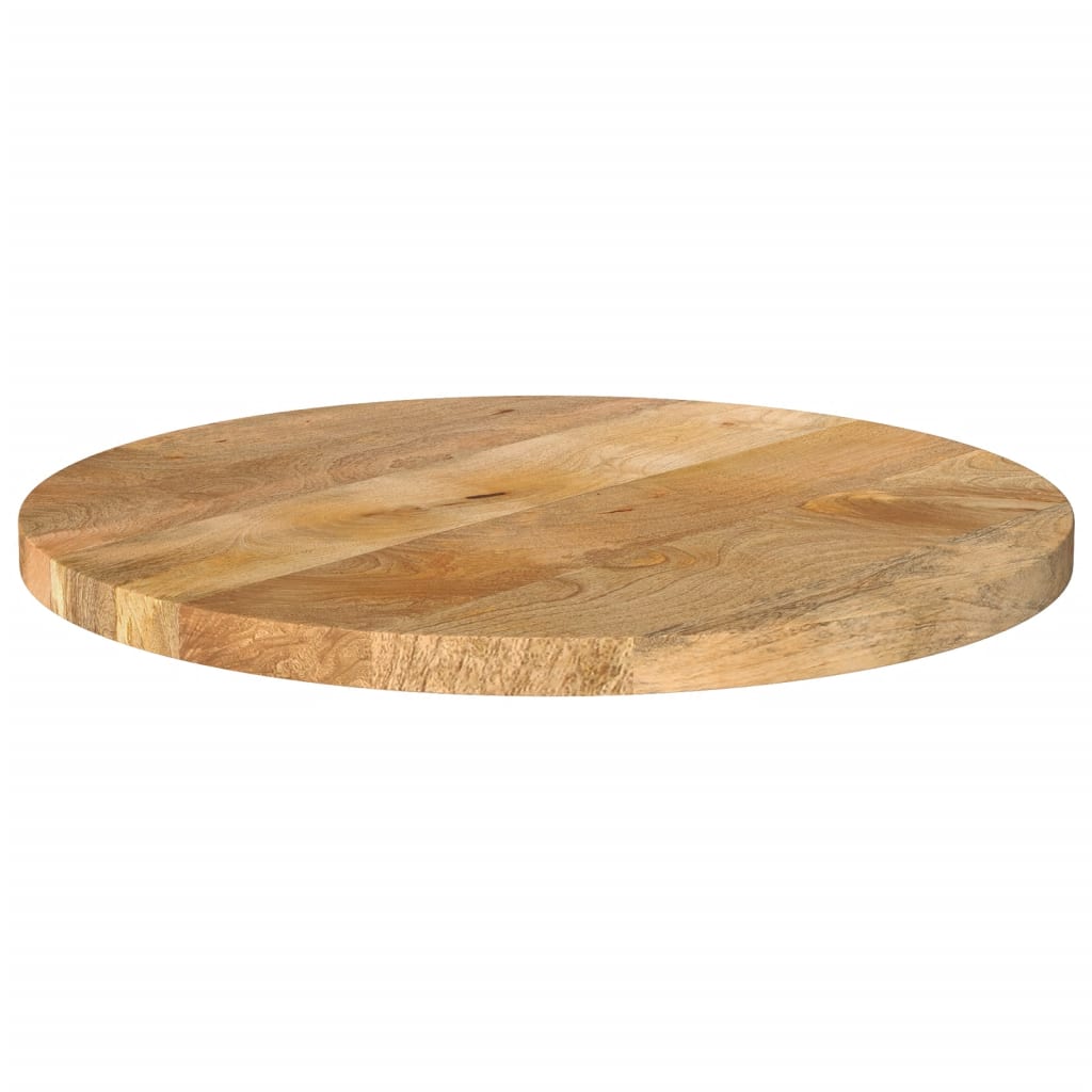 Dessus de table Ø 60x2,5 cm rond bois de manguier massif - XIOS
