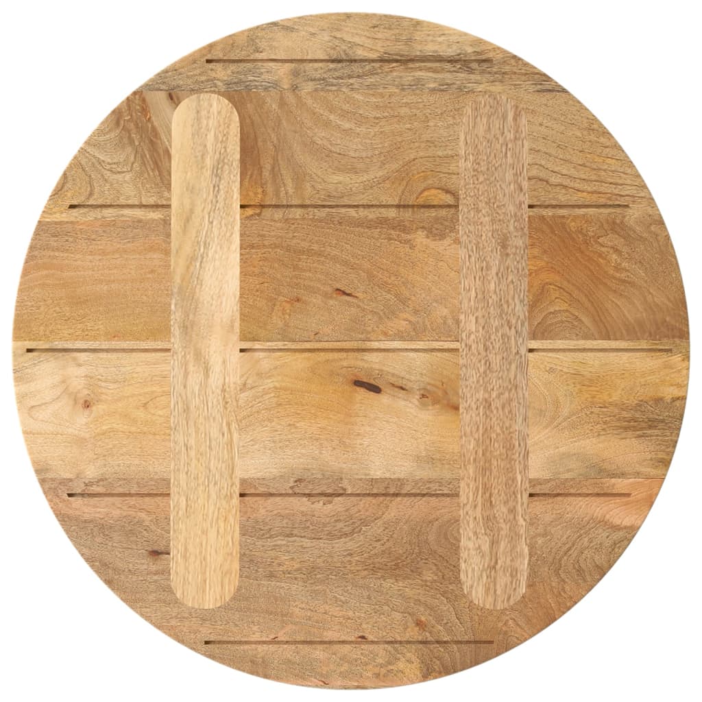 Dessus de table Ø 60x2,5 cm rond bois de manguier massif - XIOS