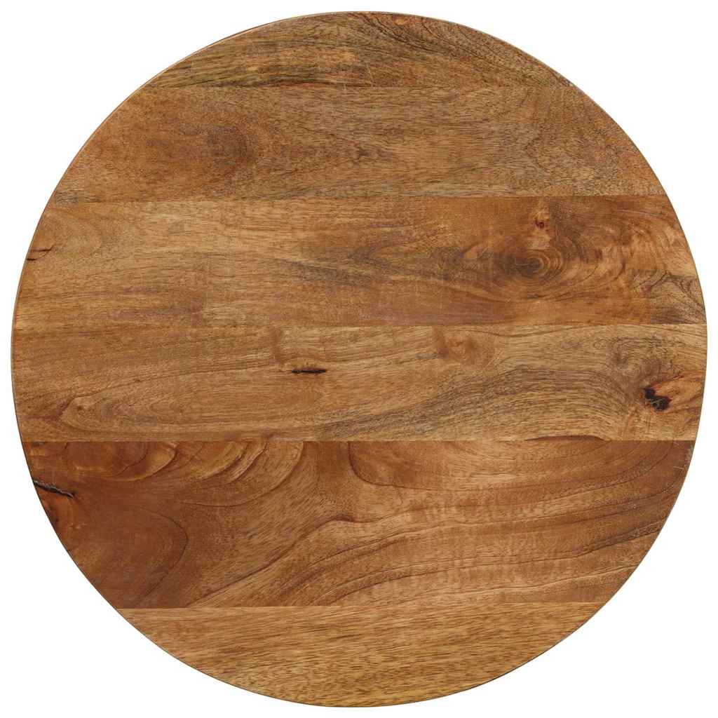 Dessus de table Ø 40x2,5 cm rond bois de manguier massif - XIOS