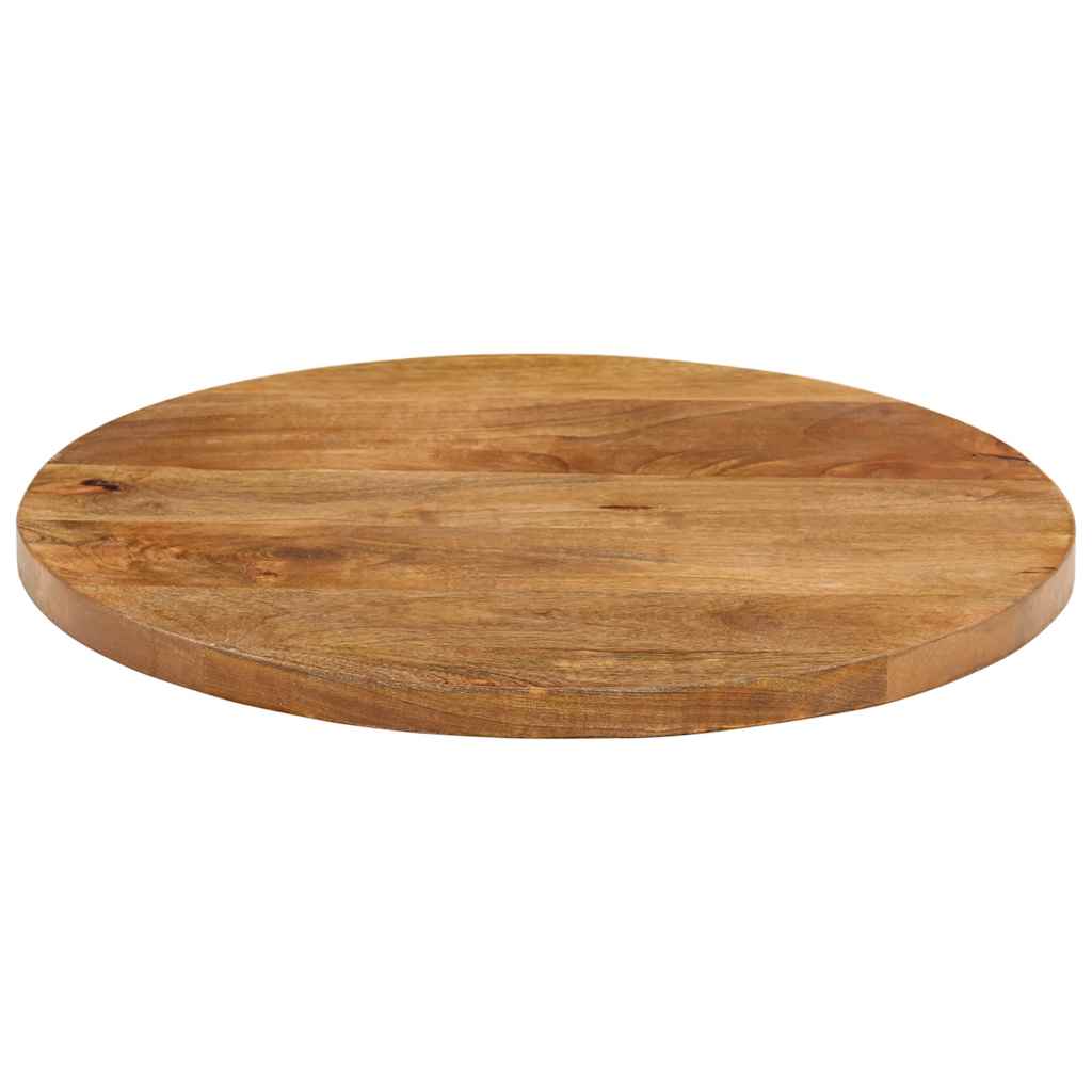 Dessus de table Ø 40x2,5 cm rond bois de manguier massif - XIOS