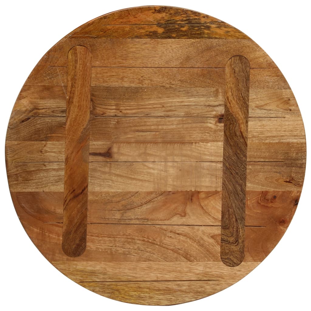 Dessus de table Ø 50x2,5 cm rond bois de manguier massif - XIOS