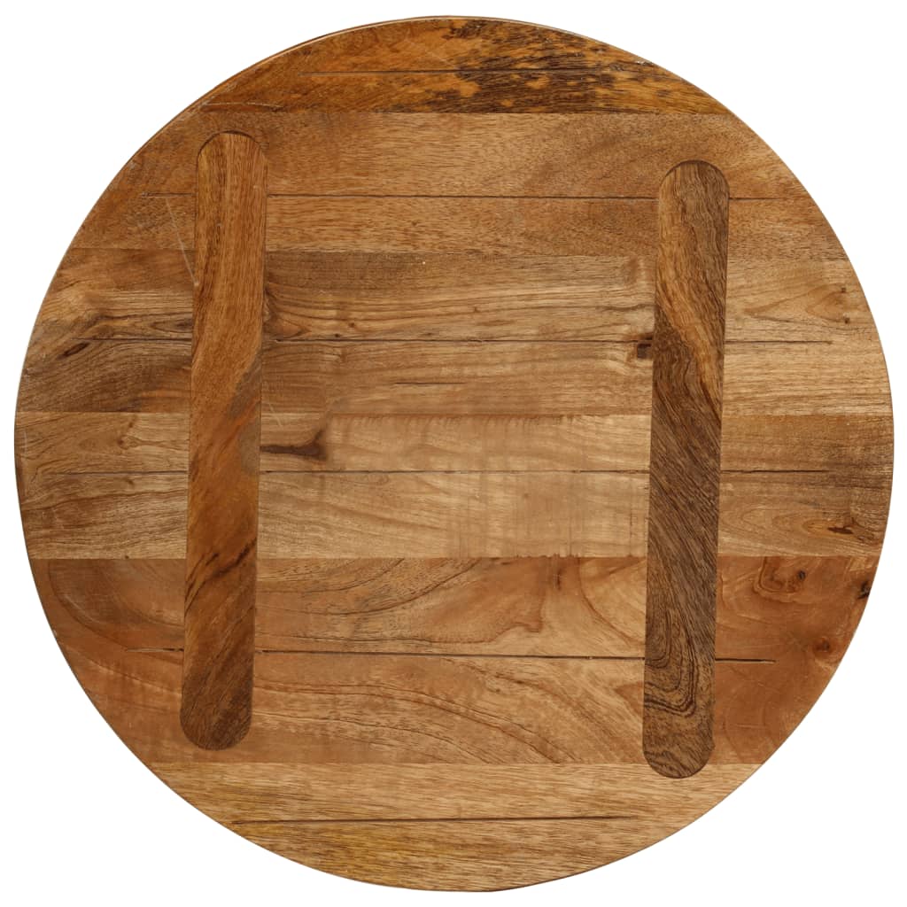 Dessus de table Ø 50x3,8 cm rond bois de manguier massif - XIOS