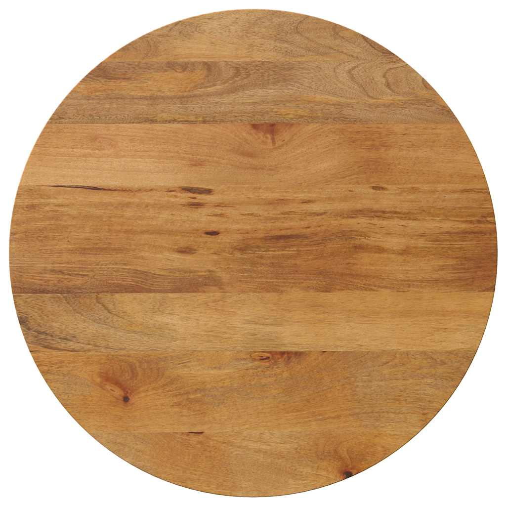 Dessus de table Ø 70x2,5 cm rond bois de manguier massif