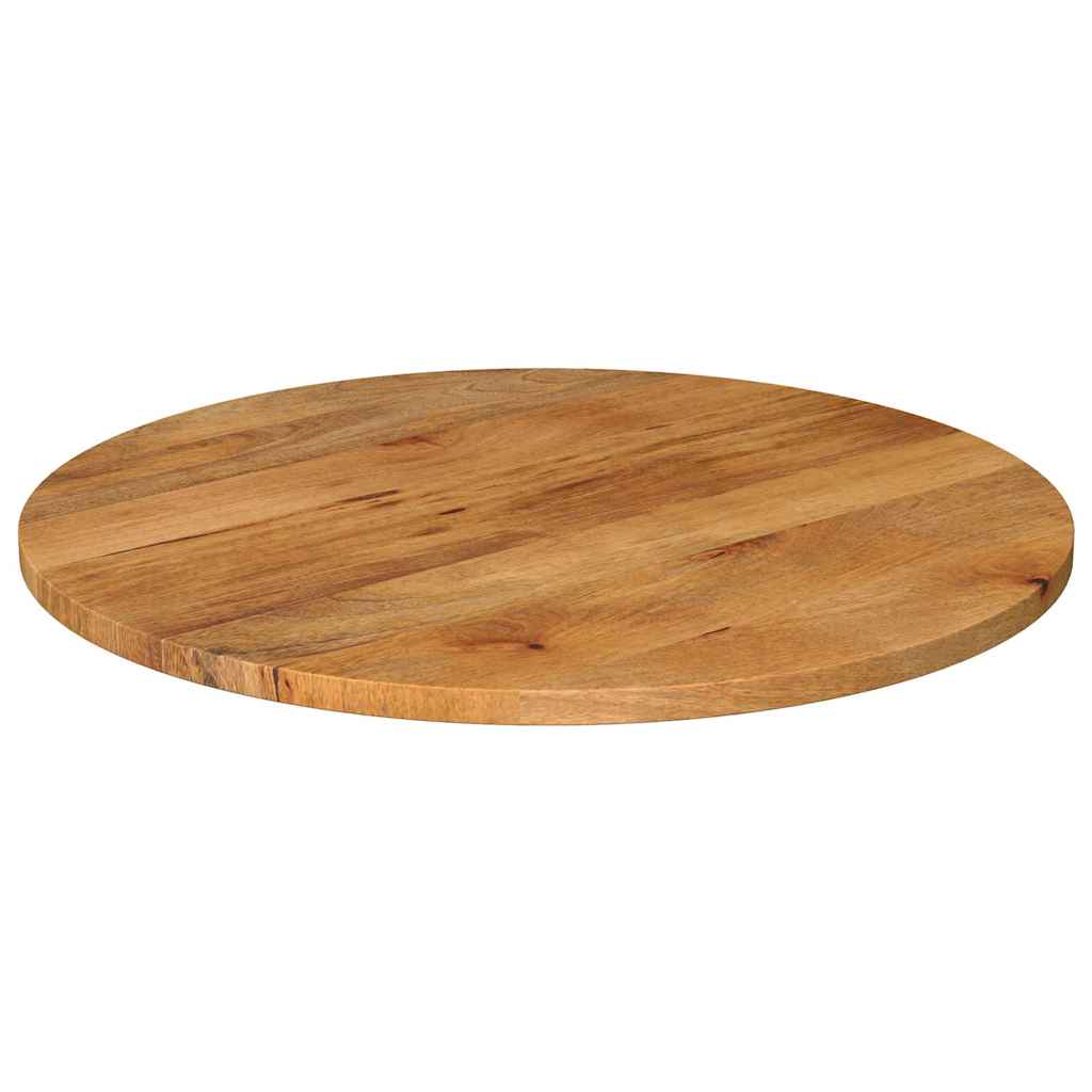 Dessus de table Ø 70x2,5 cm rond bois de manguier massif