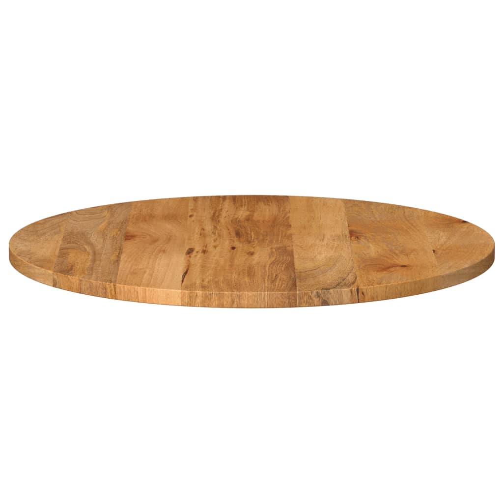 Dessus de table Ø 80x2,5 cm rond bois de manguier massif - XIOS
