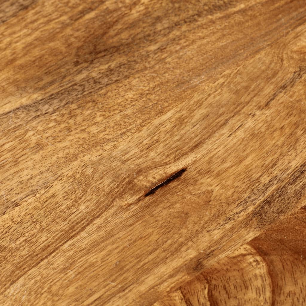 Dessus de table Ø 80x2,5 cm rond bois de manguier massif - XIOS