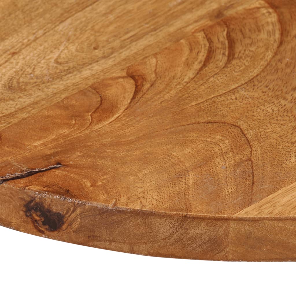 Dessus de table Ø 80x3,8 cm rond bois de manguier massif - XIOS
