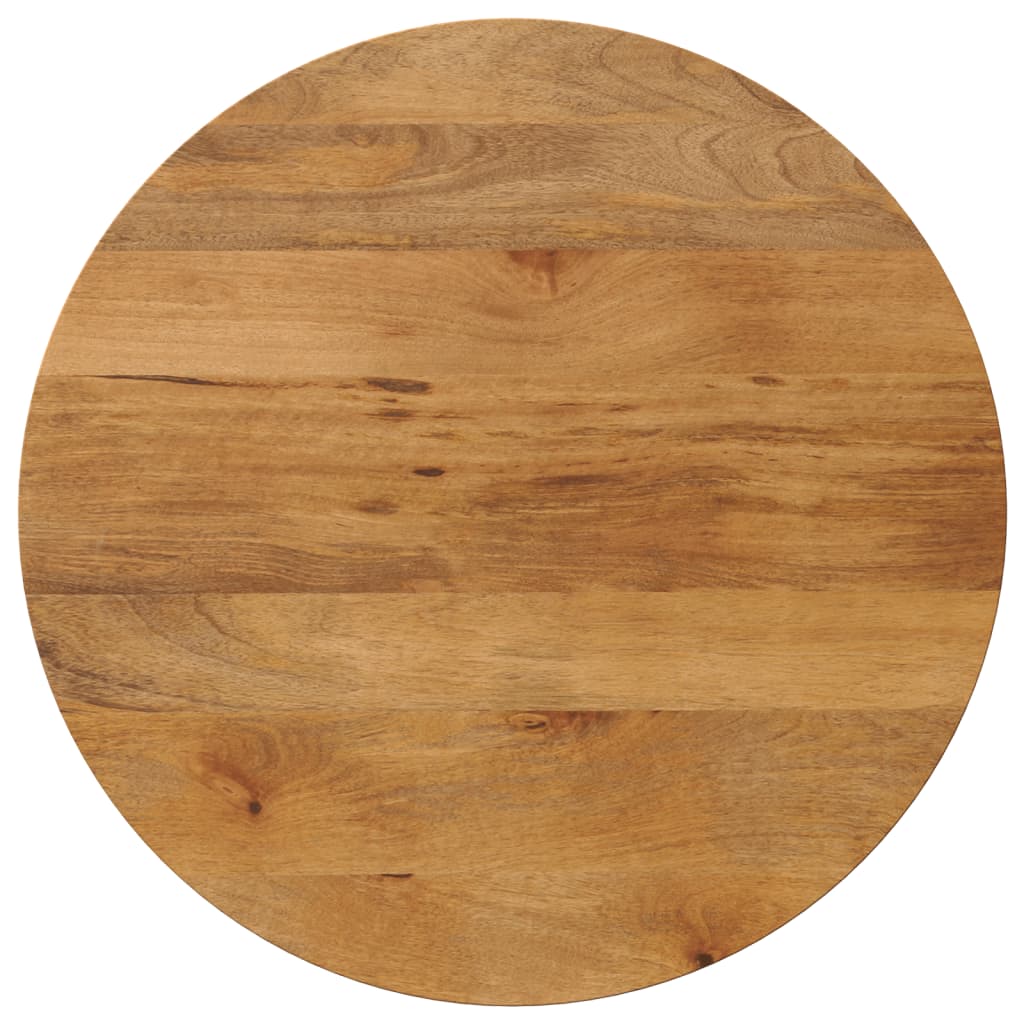 Dessus de table Ø 90x2,5 cm rond bois de manguier massif - XIOS