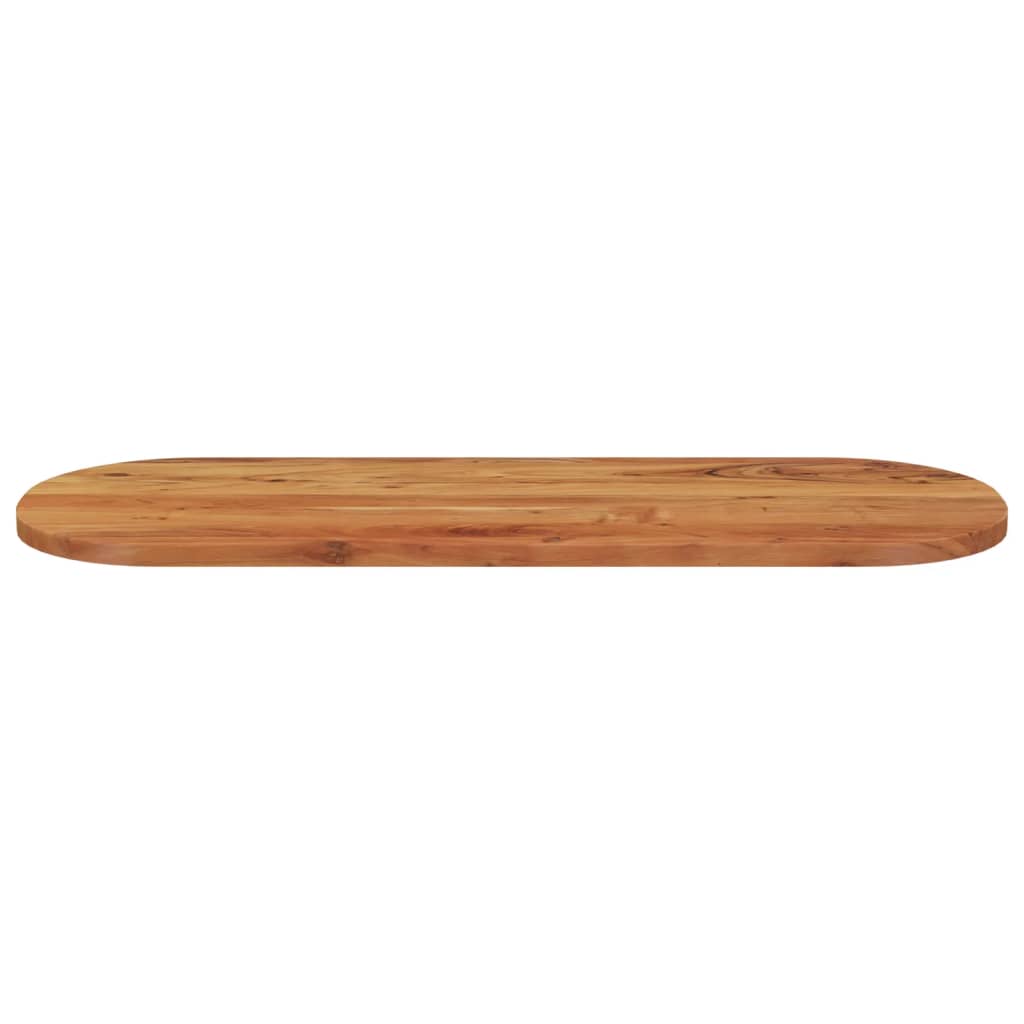 Dessus de table 110x40x2,5 cm ovale bois massif d'acacia - XIOS