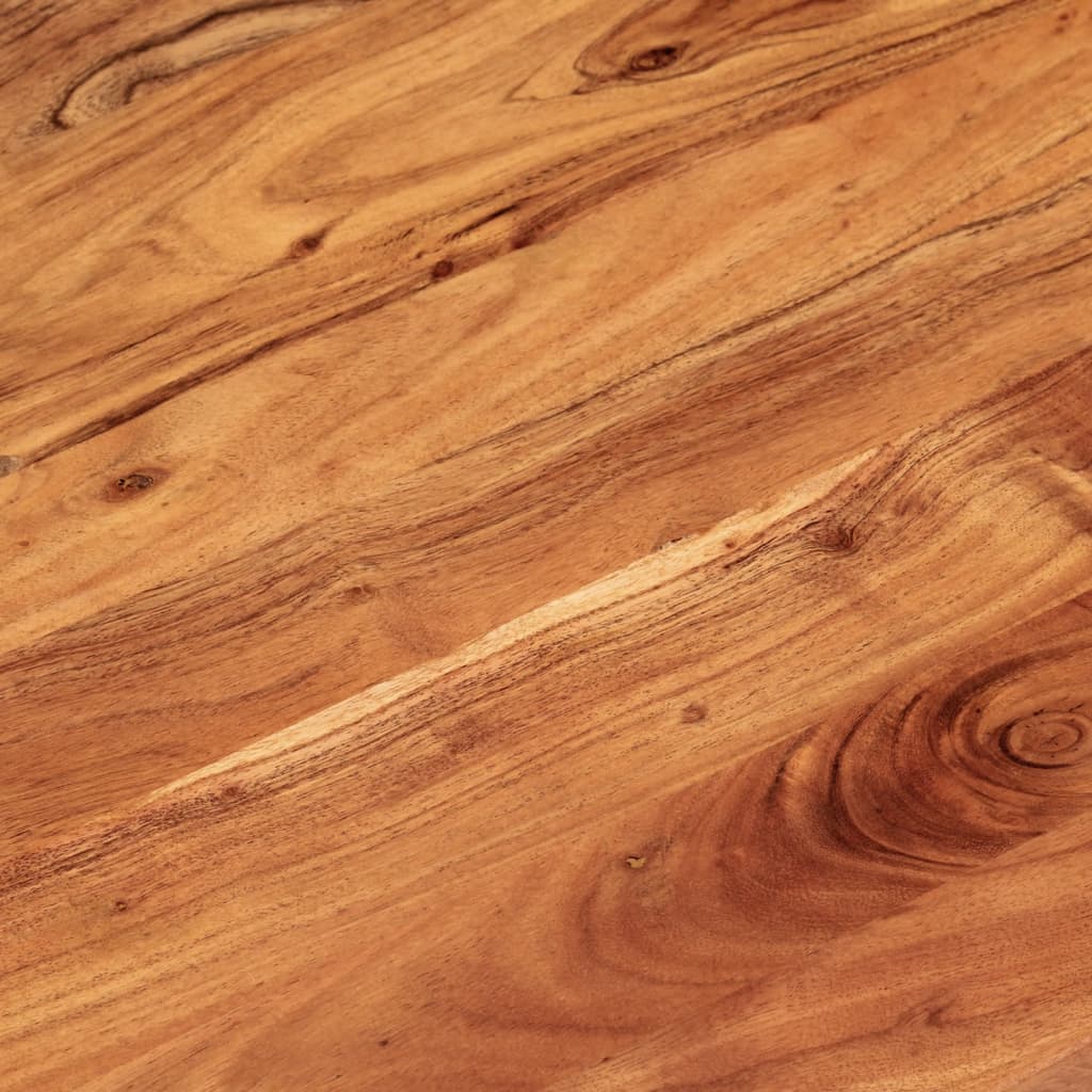 Dessus de table 100x40x3,8 cm ovale bois massif d'acacia - XIOS