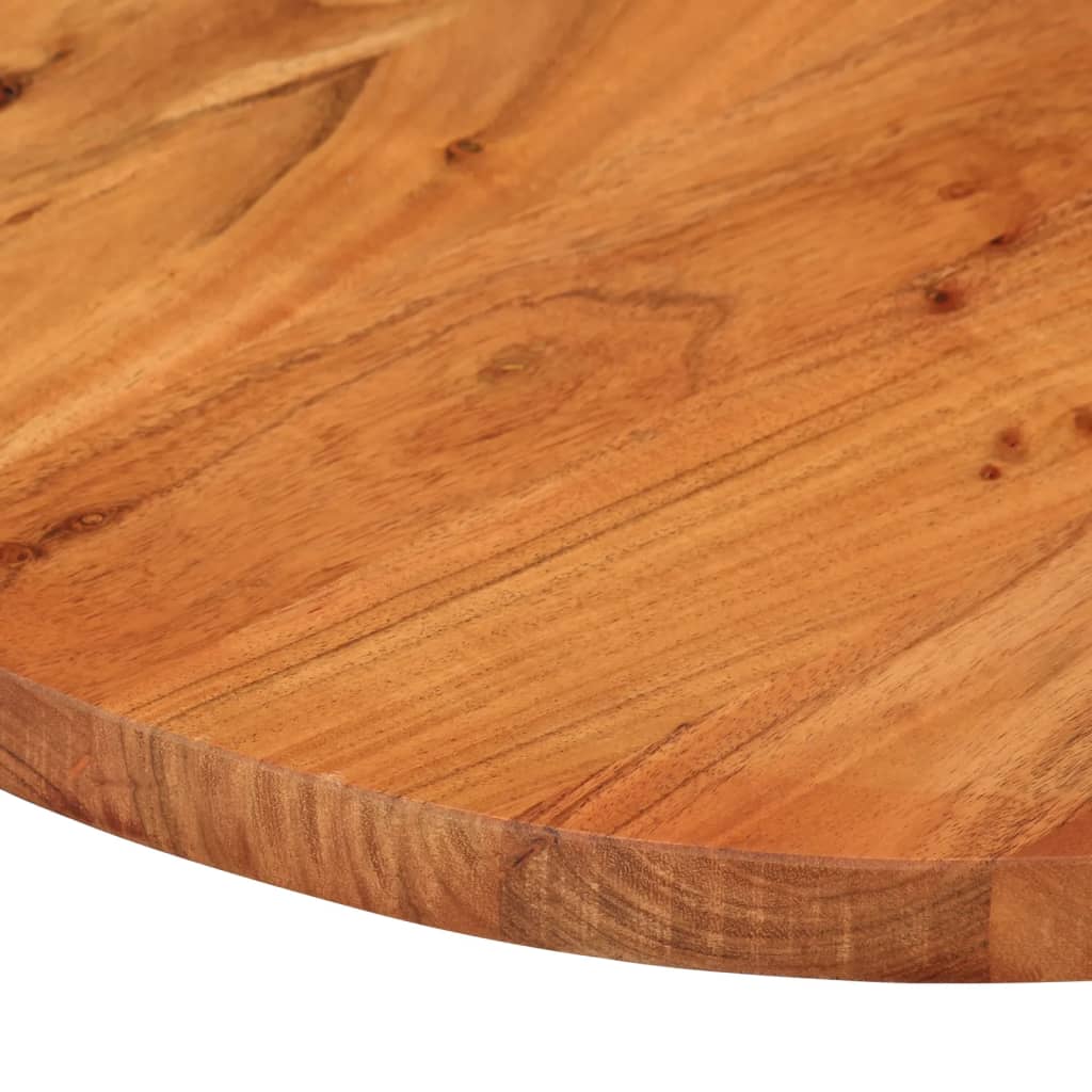Dessus de table 120x50x3,8 cm ovale bois massif d'acacia - XIOS