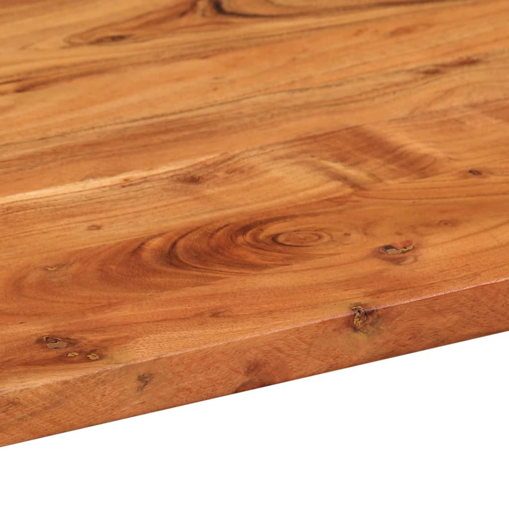 Dessus de table 120x50x3,8 cm ovale bois massif d'acacia - XIOS