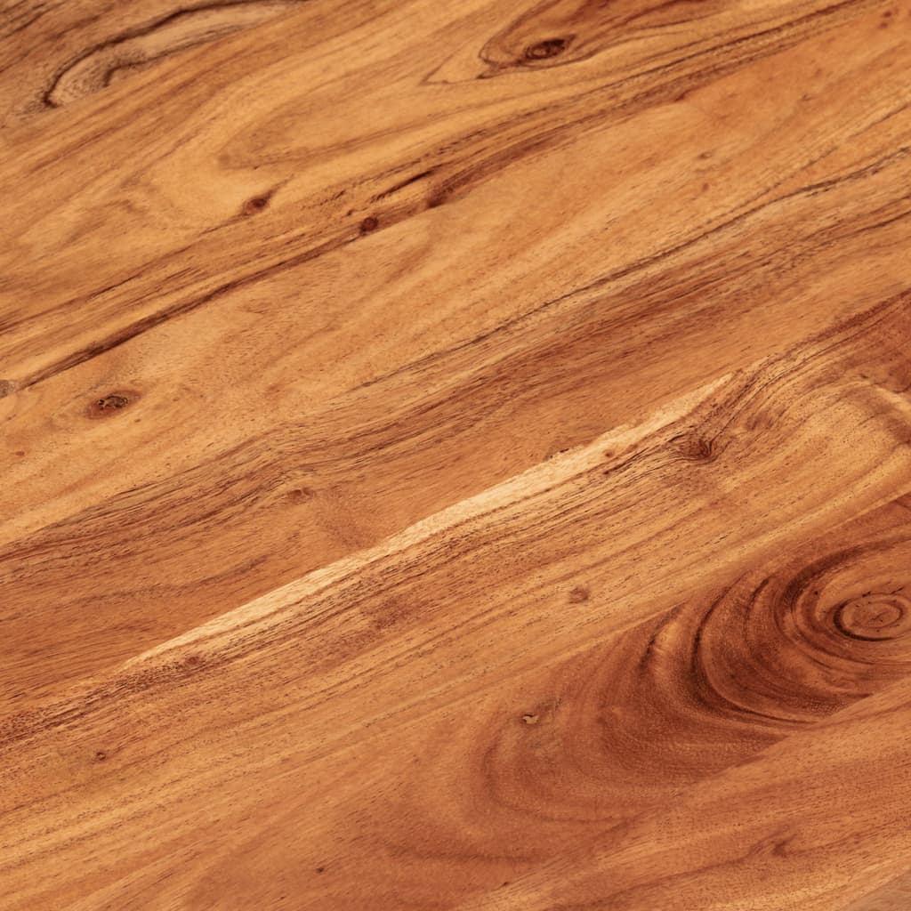 Dessus de table 120x50x3,8 cm ovale bois massif d'acacia - XIOS
