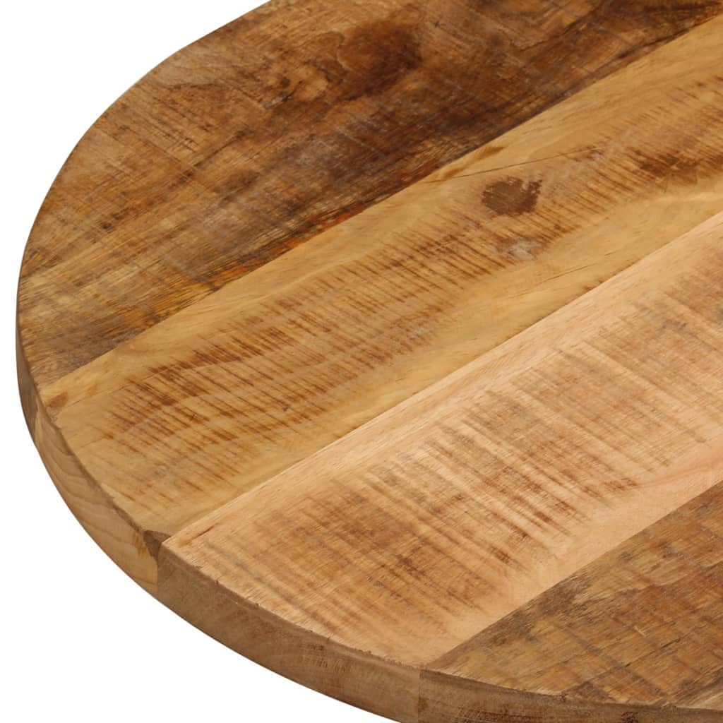 Dessus de table 100x50x3,8cm ovale bois massif de manguier brut - XIOS