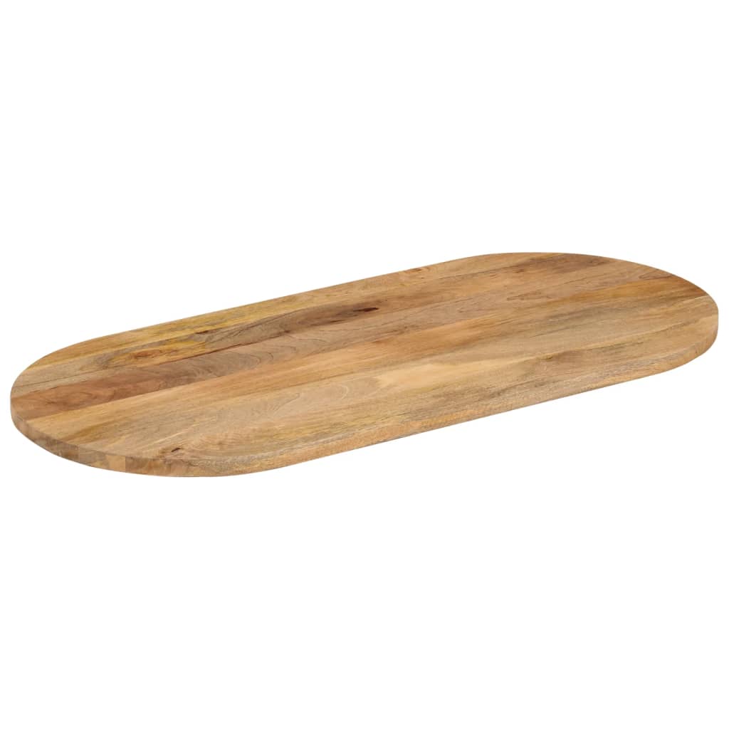 Dessus de table 110x40x3,8 cm ovale bois massif de manguier - XIOS