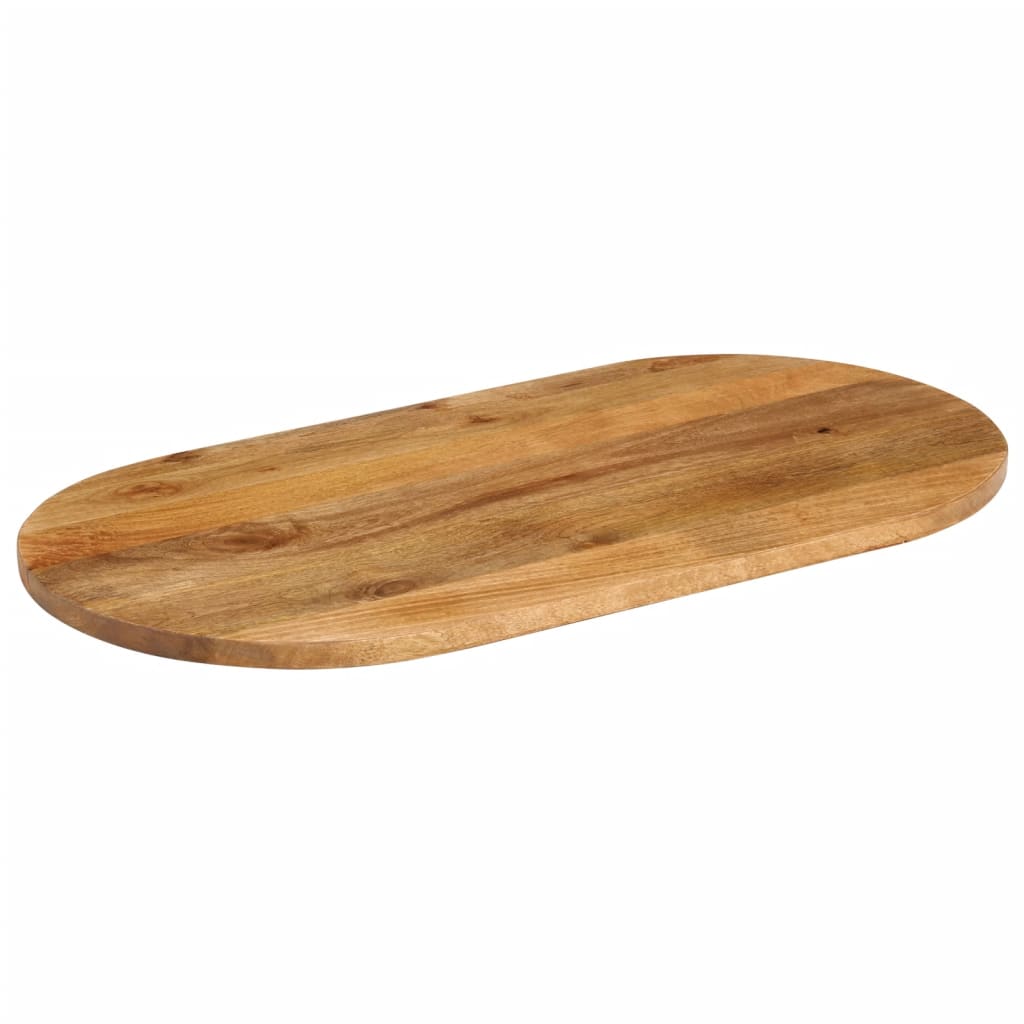Dessus de table 90x40x3,8 cm ovale bois massif de manguier - XIOS