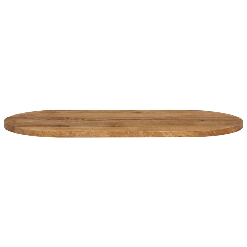 Dessus de table 120x50x3,8 cm ovale bois massif de manguier - XIOS