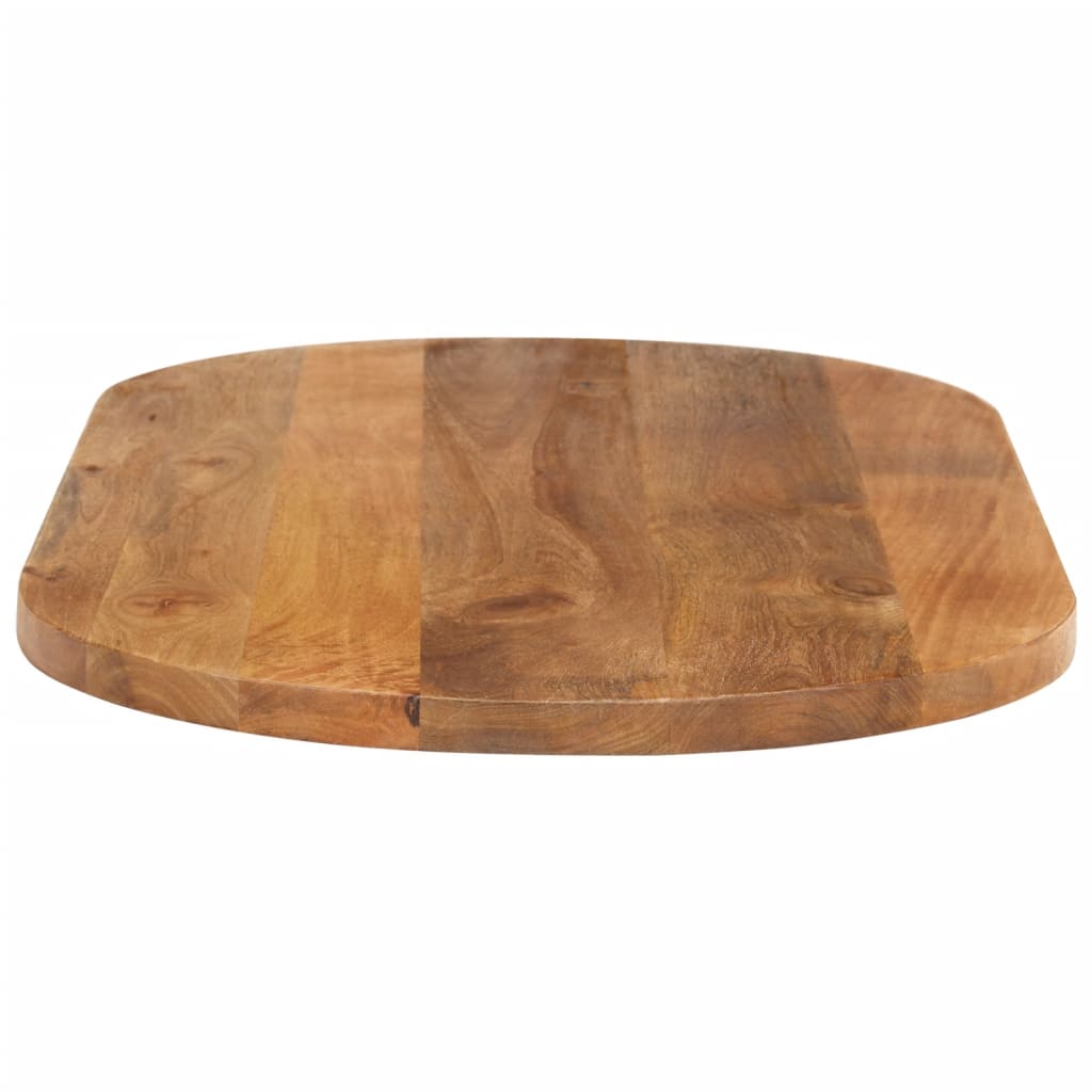 Dessus de table 120x50x3,8 cm ovale bois massif de manguier - XIOS