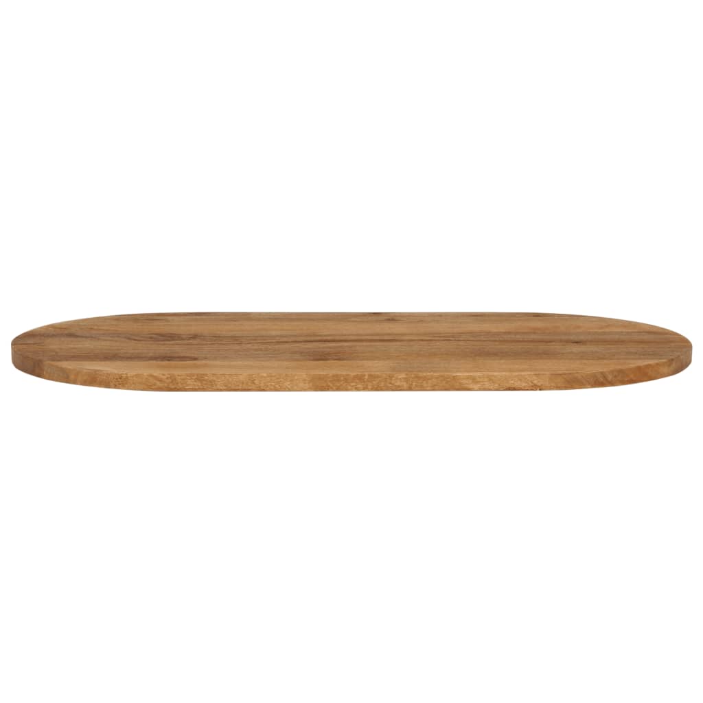 Dessus de table 140x50x3,8 cm ovale bois massif de manguier - XIOS