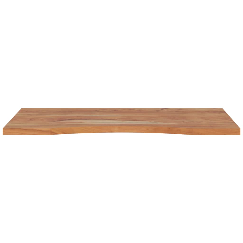 Dessus de bureau 80x50x2,5cm rectangulaire bois massif d'acacia - XIOS