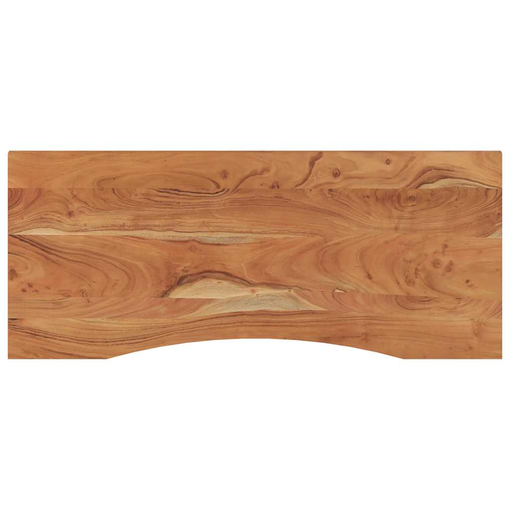 Dessus de bureau 110x50x2,5 cm rectangulaire bois massif acacia - XIOS
