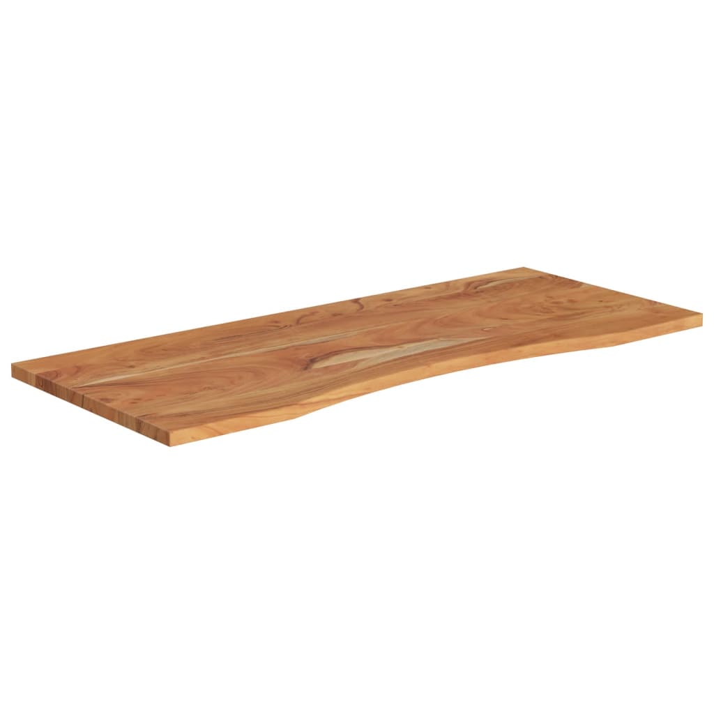 Dessus de bureau 120x50x2,5 cm rectangulaire bois massif acacia - XIOS