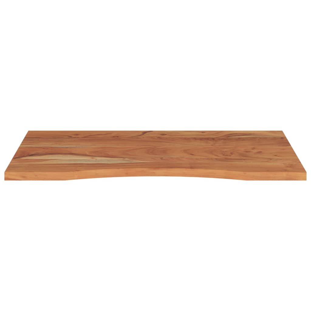 Dessus de bureau 90x60x2,5cm rectangulaire bois massif d'acacia - XIOS