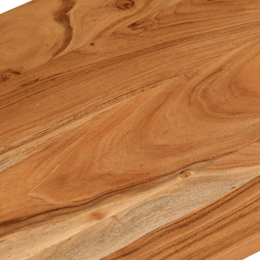 Dessus de bureau 90x60x2,5cm rectangulaire bois massif d'acacia - XIOS