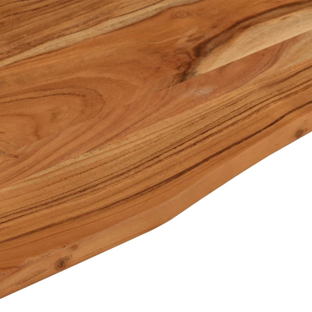 Dessus de bureau 90x60x2,5cm rectangulaire bois massif d'acacia - XIOS
