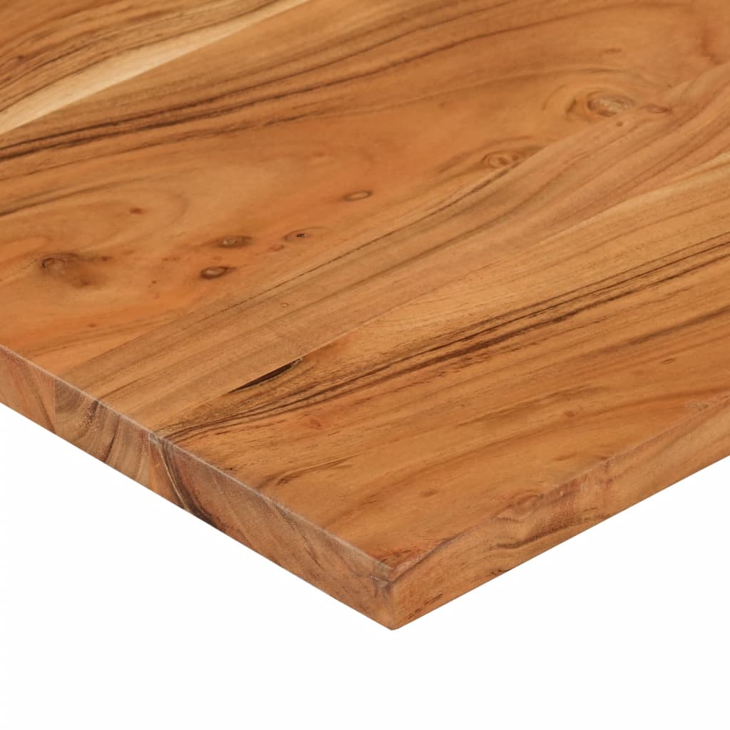 Dessus de bureau 90x60x2,5cm rectangulaire bois massif d'acacia - XIOS