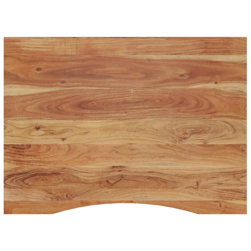 Dessus de bureau 100x80x2,5 cm rectangulaire bois massif acacia - XIOS