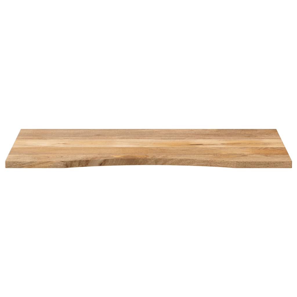 Dessus de bureau avec courbe 140x60x2,5 cm manguier massif brut - XIOS
